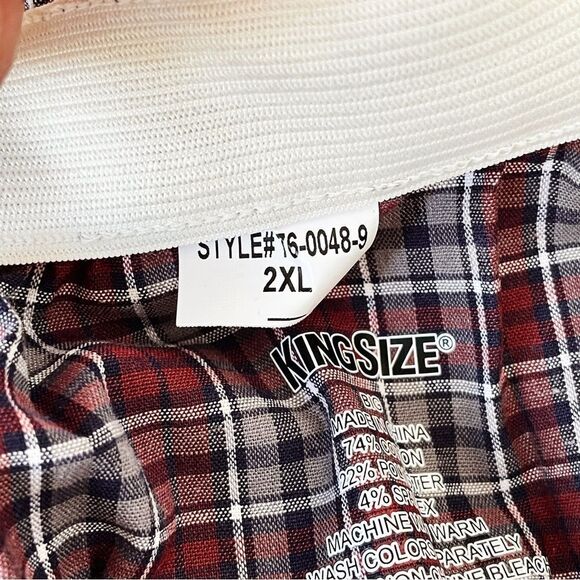 King Size Big & Tall Lot of 6 Pairs Of Woven Boxer Shorts Size 2XL NWT - Picture 5 of 6